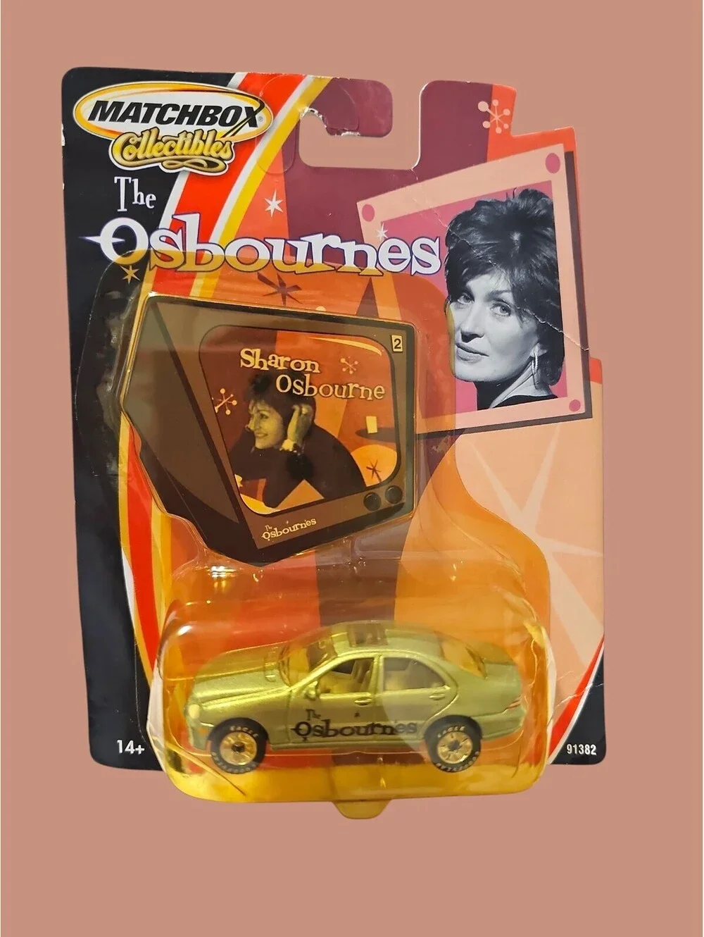 Matchbox Collectibles The Osbournes Sharon Osbourne Die‑Cast, Sealed, Case Wear